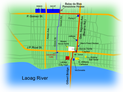 Map of Laoag City
